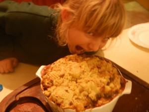 Lentil shepherds pie + Imogen