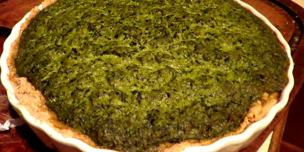 Leek and Kale Quiche
