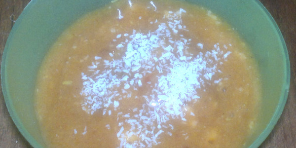 Persimmon Pear Pudding