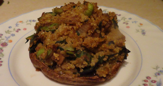 Quinoa Stuffed Mushrooms
