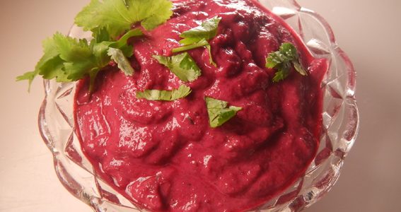 Beetroot and Coriander Dip