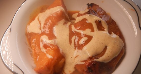 Gingered Quinces with Cardamom Yoghurt