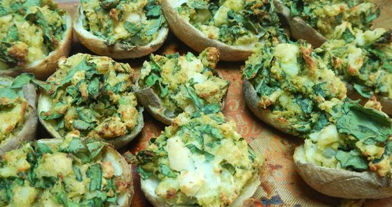 Cheesy Stuffed Potatoes