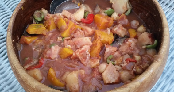 Quince, Pumpkin and Chickpea Stew