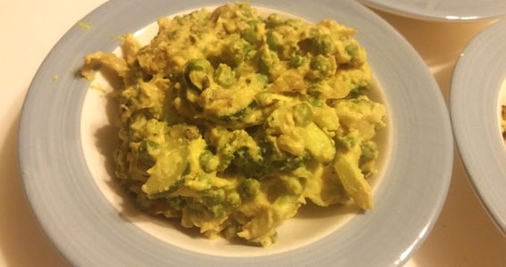 Creamy Broccoli and Mushroom Fettuccine