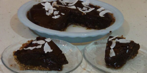 Black Sapote and Custard Apple Pie